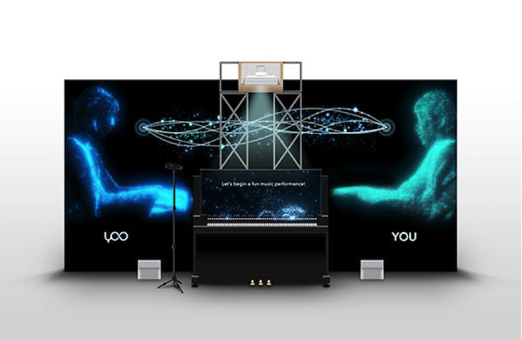 海博测评联手博报堂i-Studio展出实验性人工智能音乐装置“与YOO合奏”